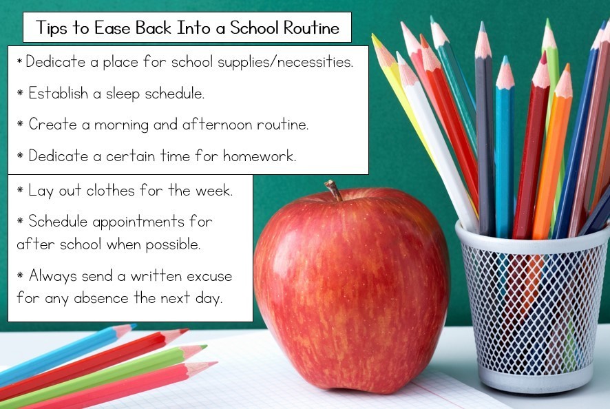 Back to School Routine Tips