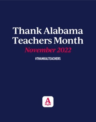 Thank Alabama Teachers Month